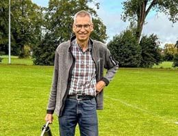 Rasenforscher Dr. Rainer Albracht im Ruhestand