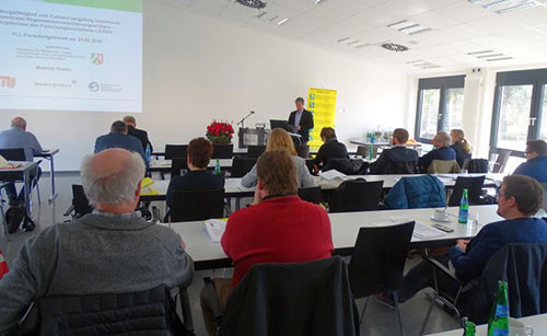 Auditorium beim 6. FLL-Forschungsforum Landschaft im Bildungszentrum Gartenbau Essen.