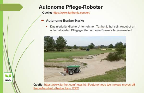 Autonome Bunker-Harke. 
