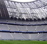 Dachkonstruktion der Allianz Arena